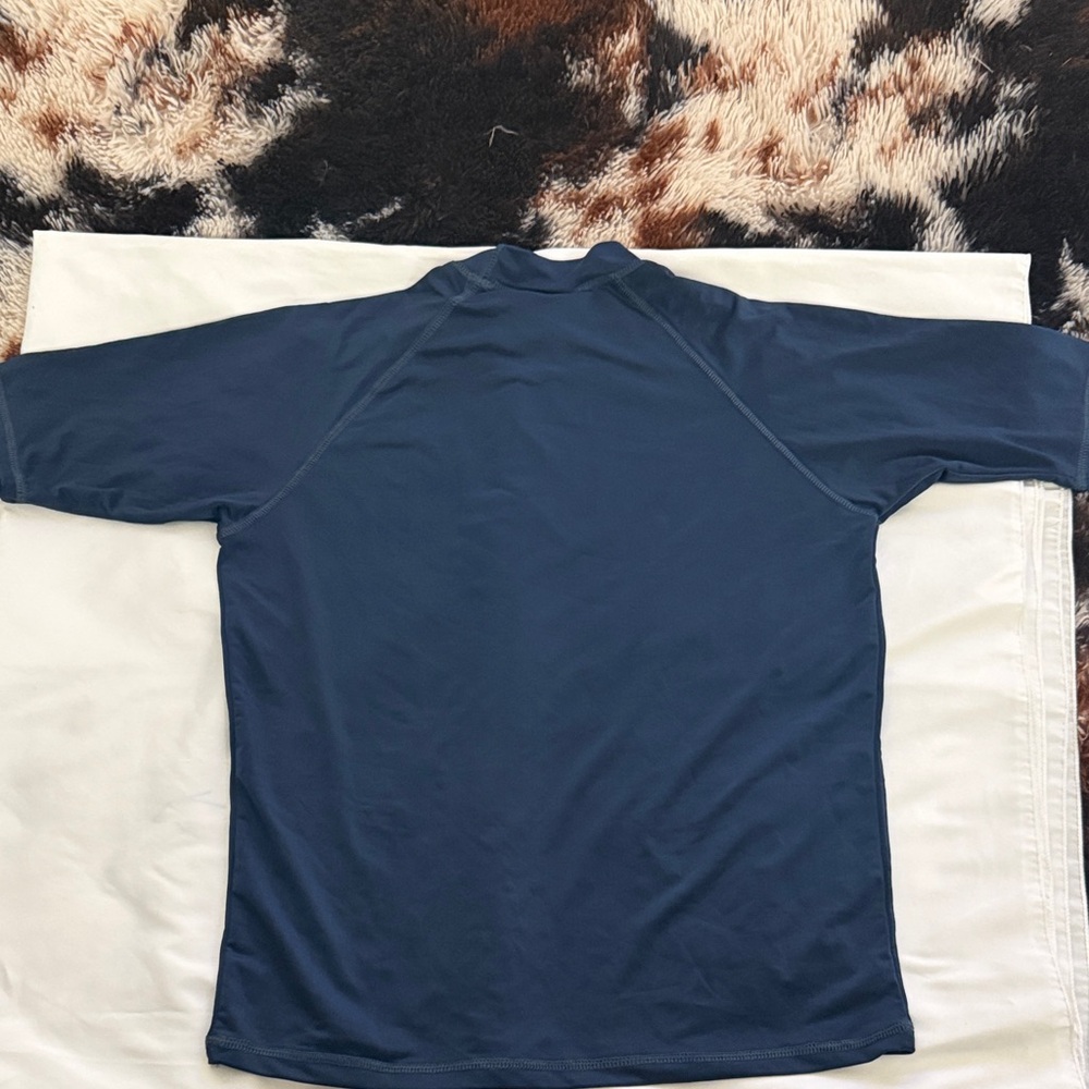Kanu Surf Navy Rash Guard with Colorful Logo - Picture 5 of 7